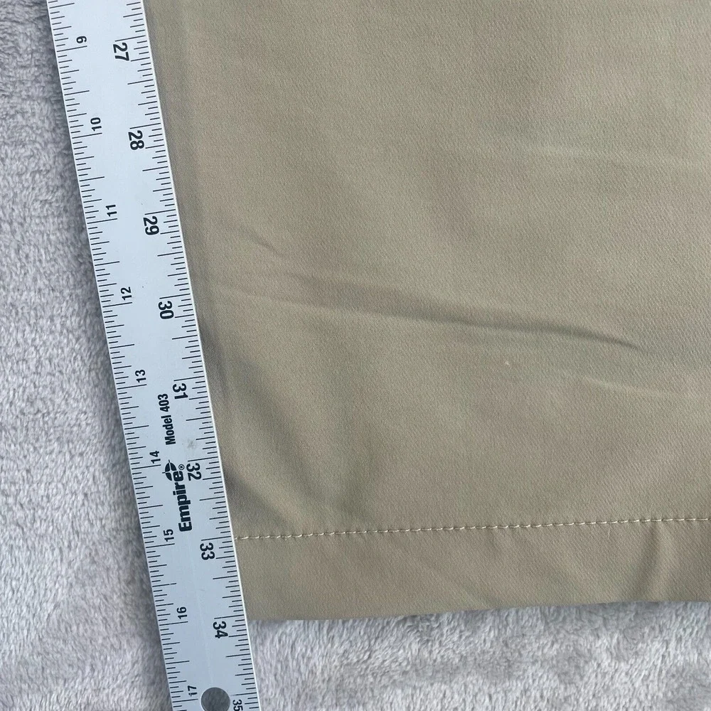Under Armour Match Play Golf Pants Men 38x34‎ Beige Tan Grip Waist Performance